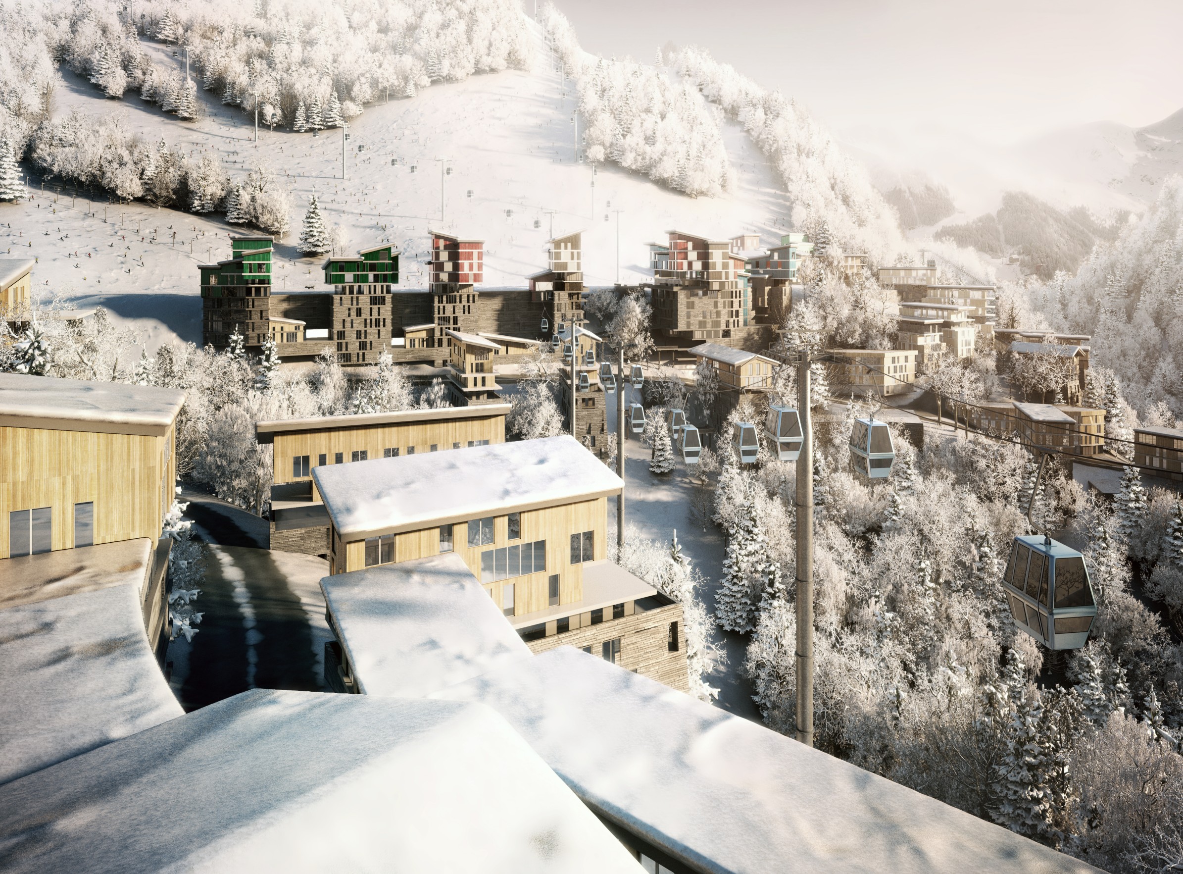 Brezovica - Équipements + Bureau - Caractère Spécial - Matthieu Poitevin Architecture