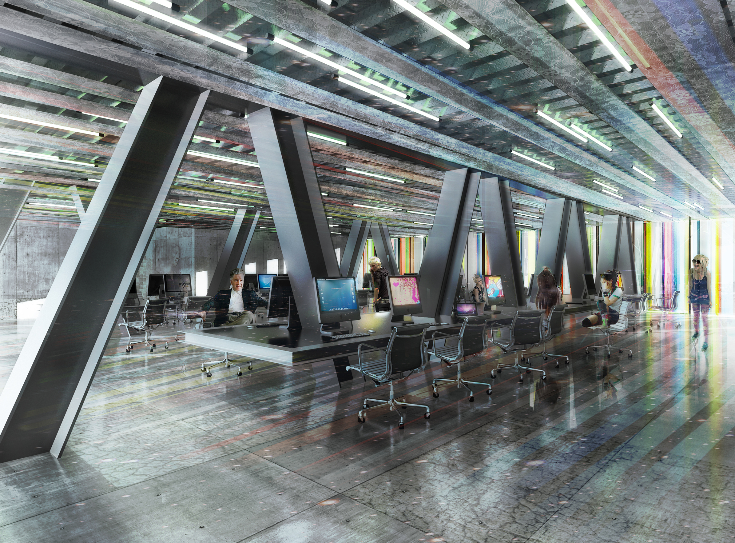 Halles Alstom - 02 - Équipements Bureau - Caractère Spécial - Matthieu Poitevin Architecture