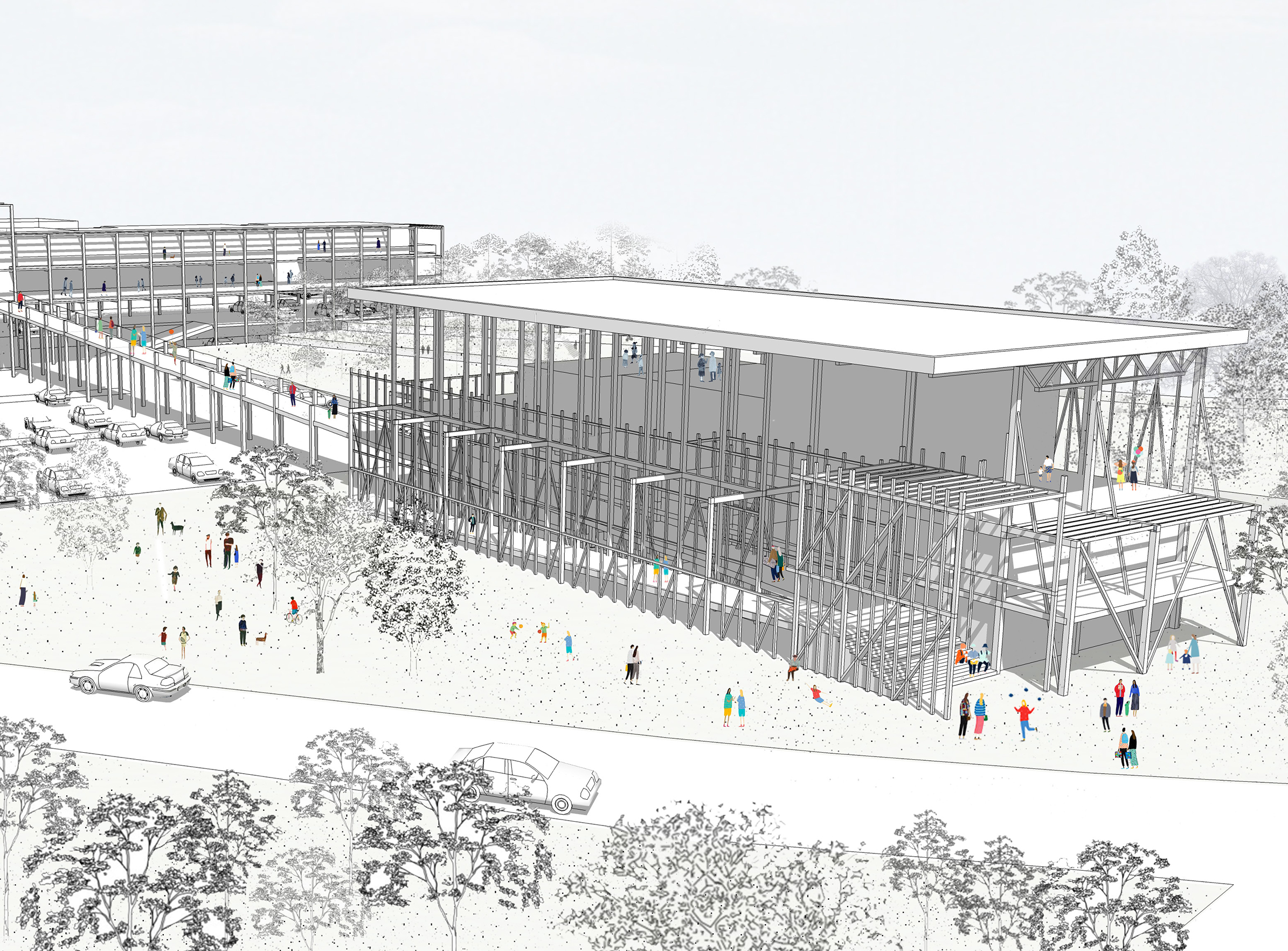 Le Jardin des ombres - 01 - Équipements Bureau - Caractère Spécial - Matthieu Poitevin Architecture