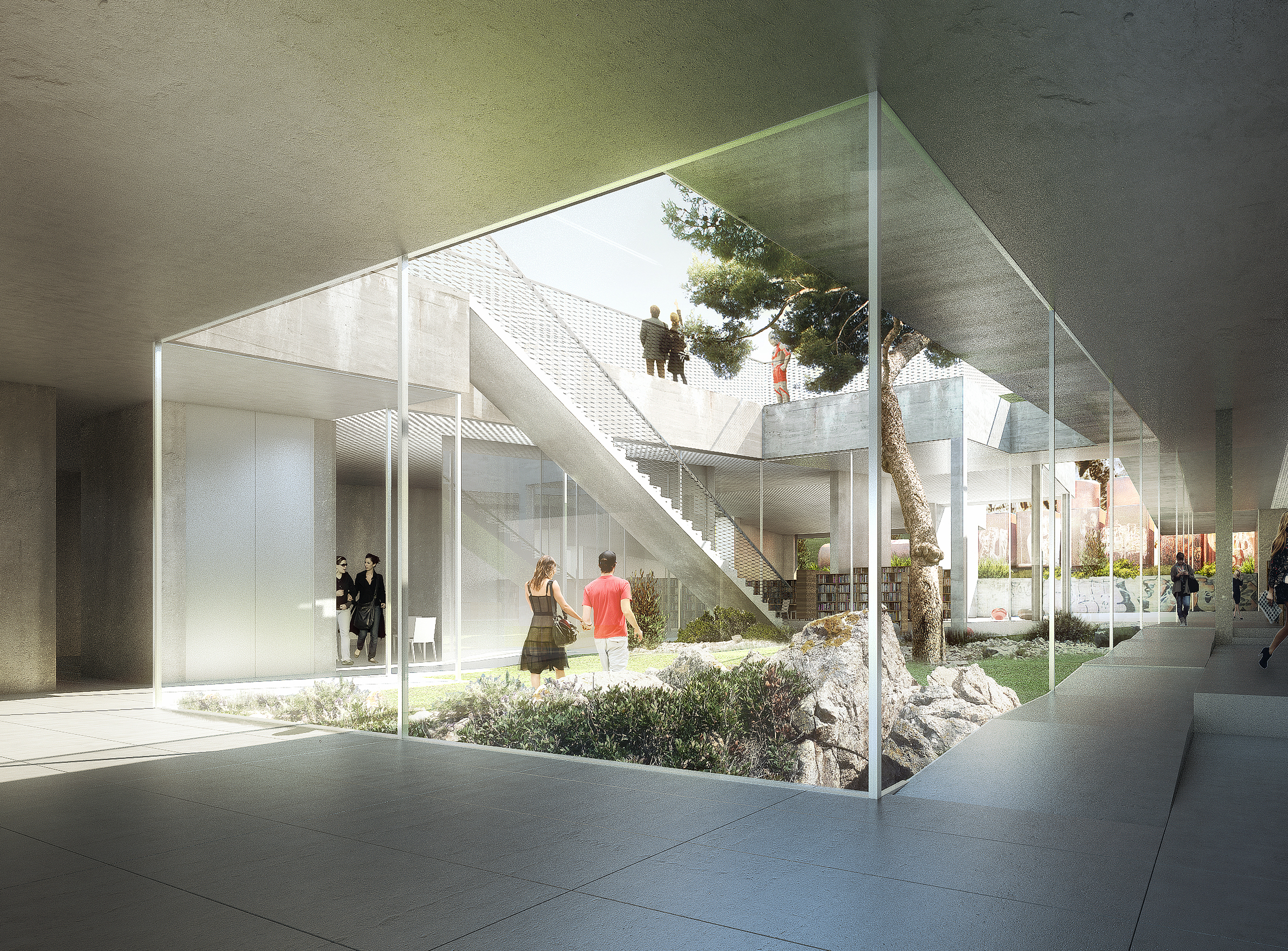 Médiathèque de septèmes - 02 - Équipements Bureau - Caractère Spécial - Matthieu Poitevin Architecture