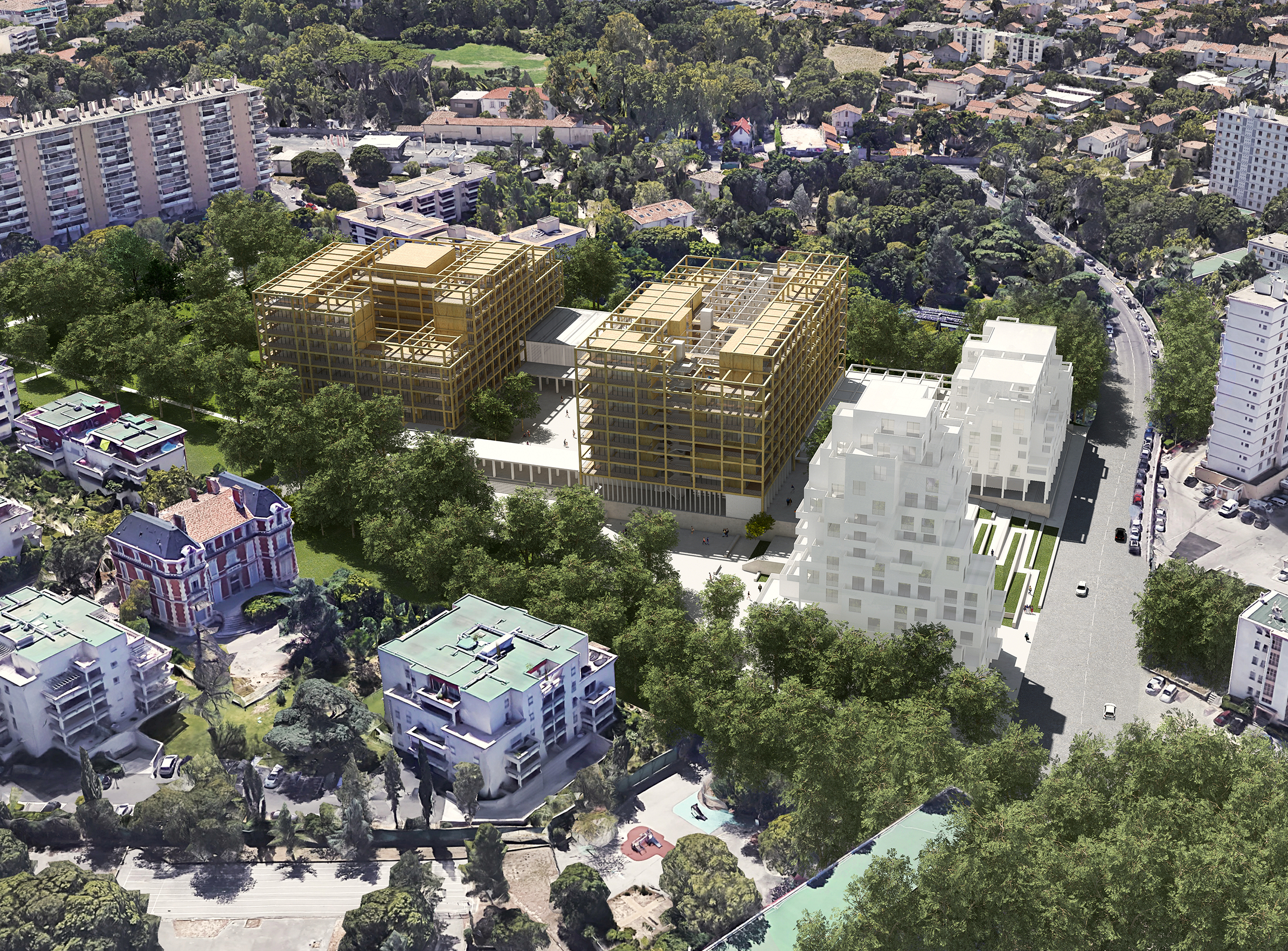 Résidence du Parc 02 - Logements - Caractère Spécial - Matthieu Poitevin Architecture