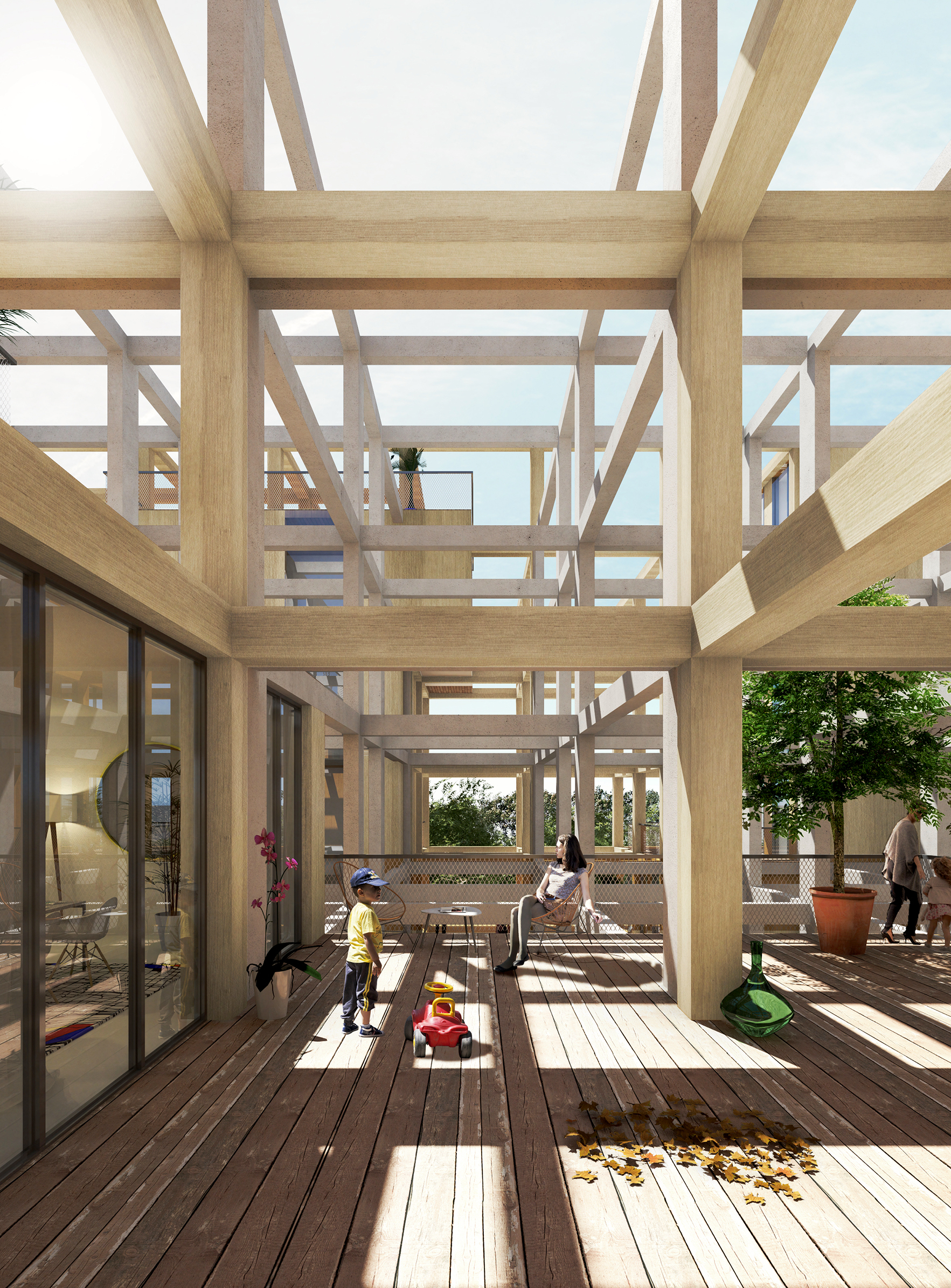 Résidence du Parc 03 - Logements - Caractère Spécial - Matthieu Poitevin Architecture