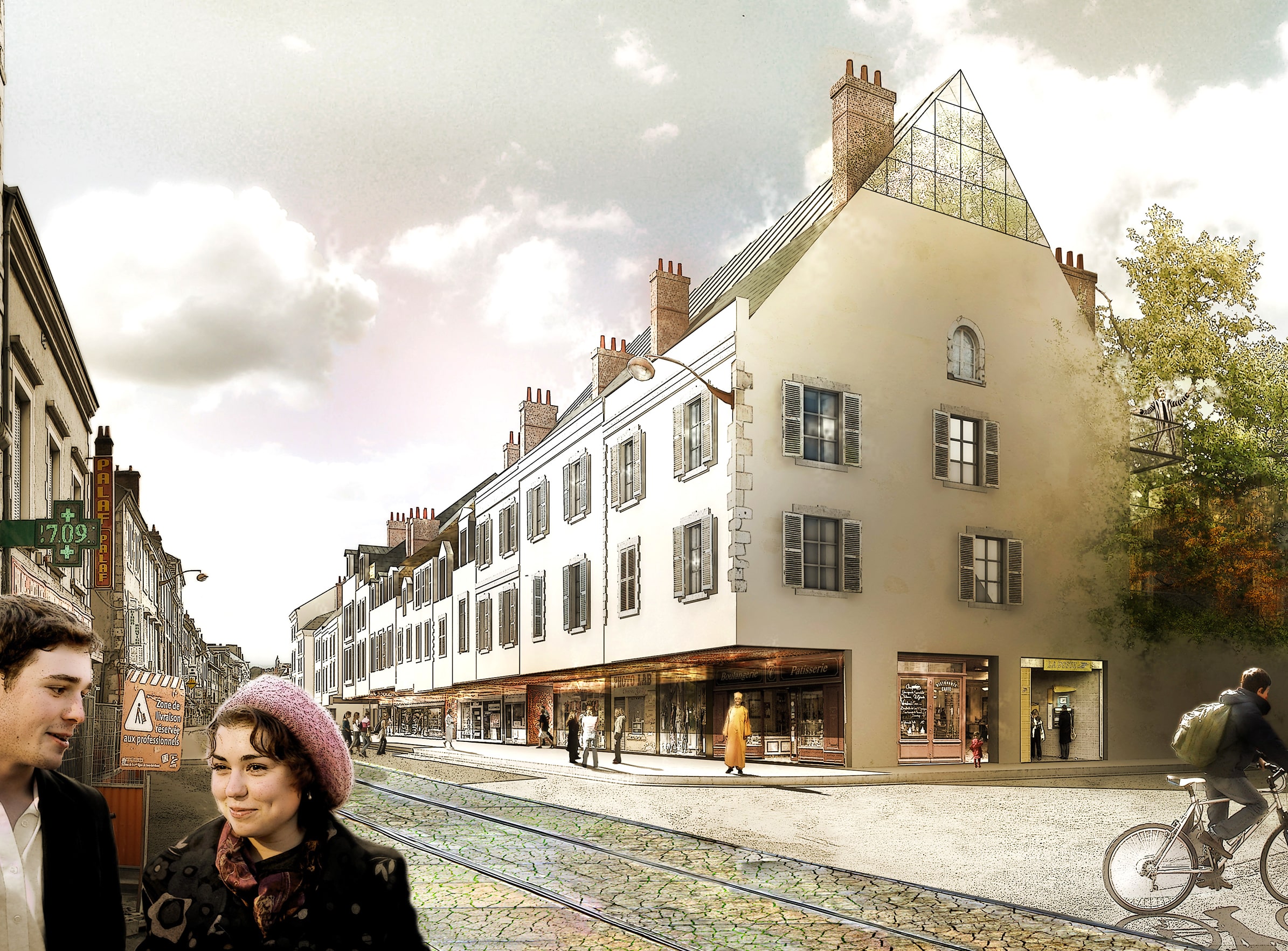 Nouvel Orléans - Caractère Spécial - équipements et Bureaux -  Matthieu Poitevin Architecture