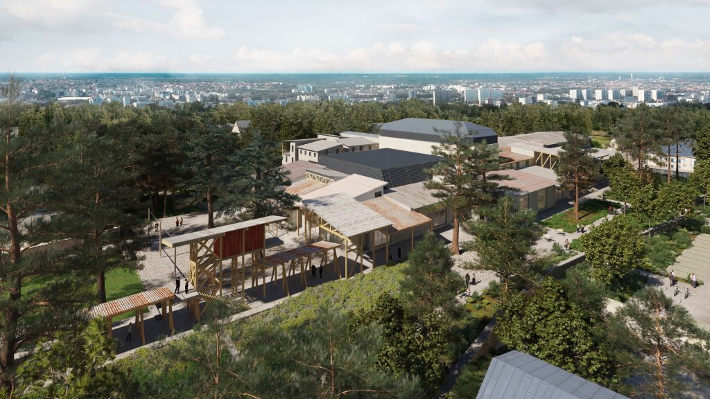 Le Grand T - Axo - Caractere Spécial - Matthieu Poitevin Architecture - Nantes