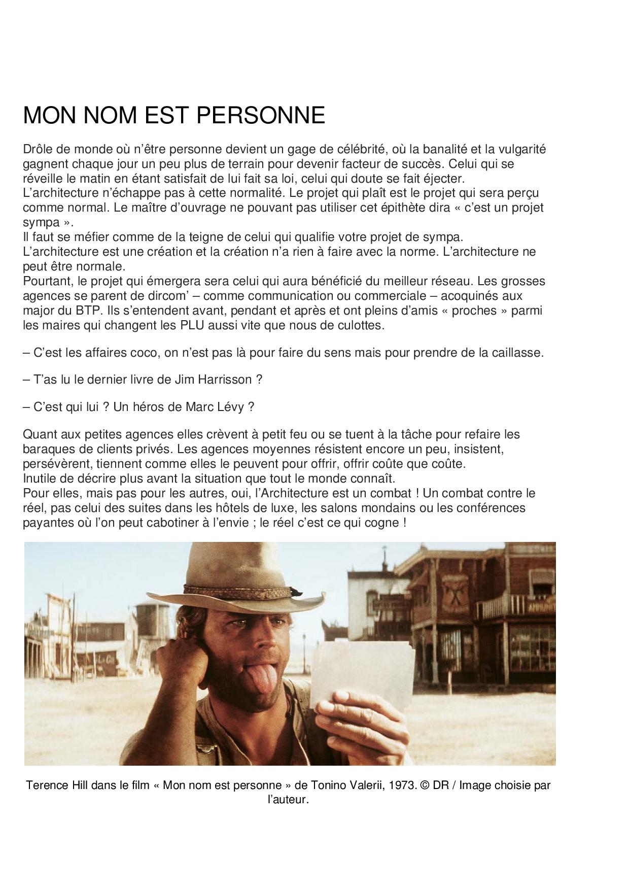 Mon nom est personne