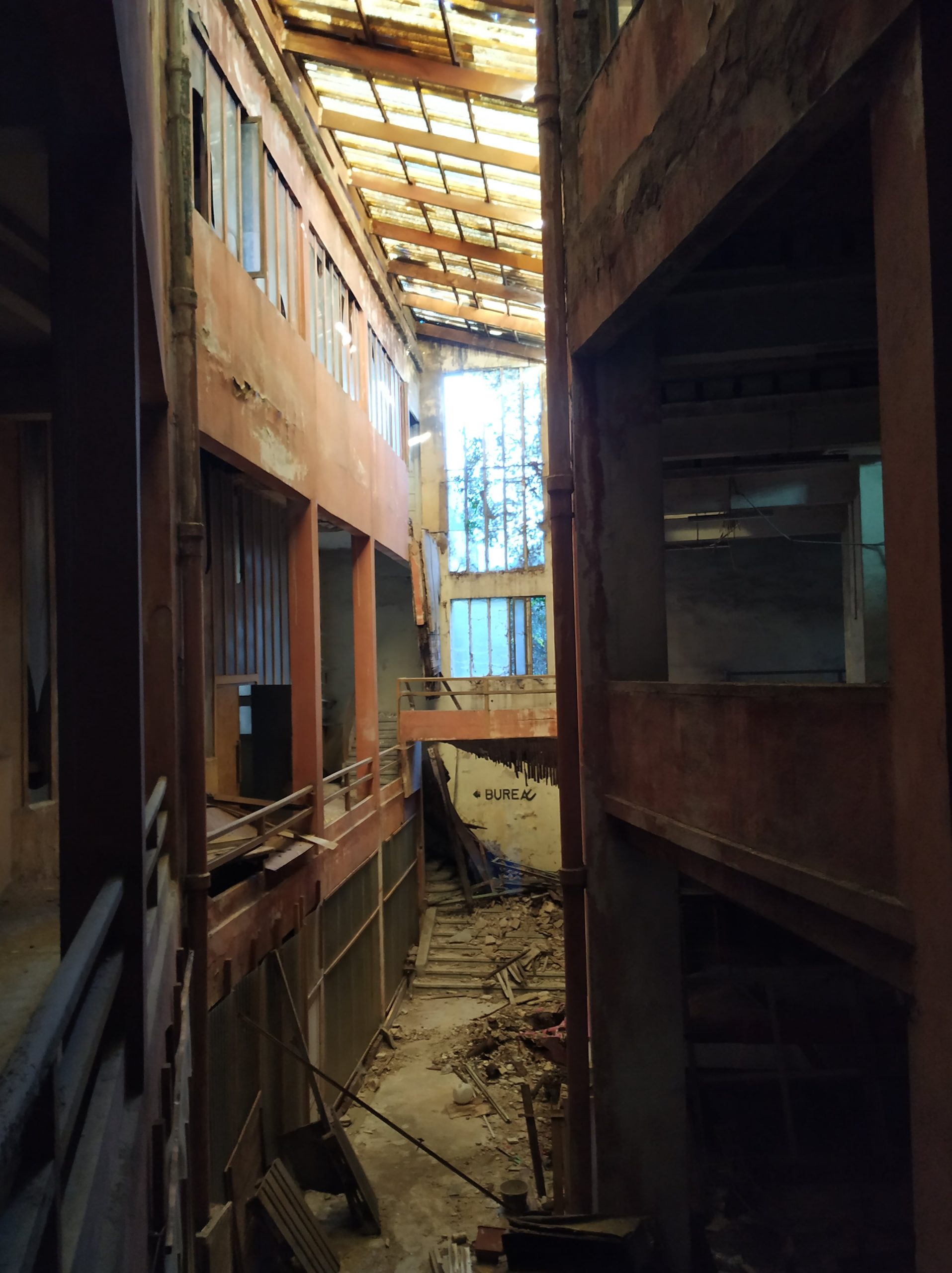 Bâtiment existant avant réhabilitation - rue Michel Gachet, Marseille