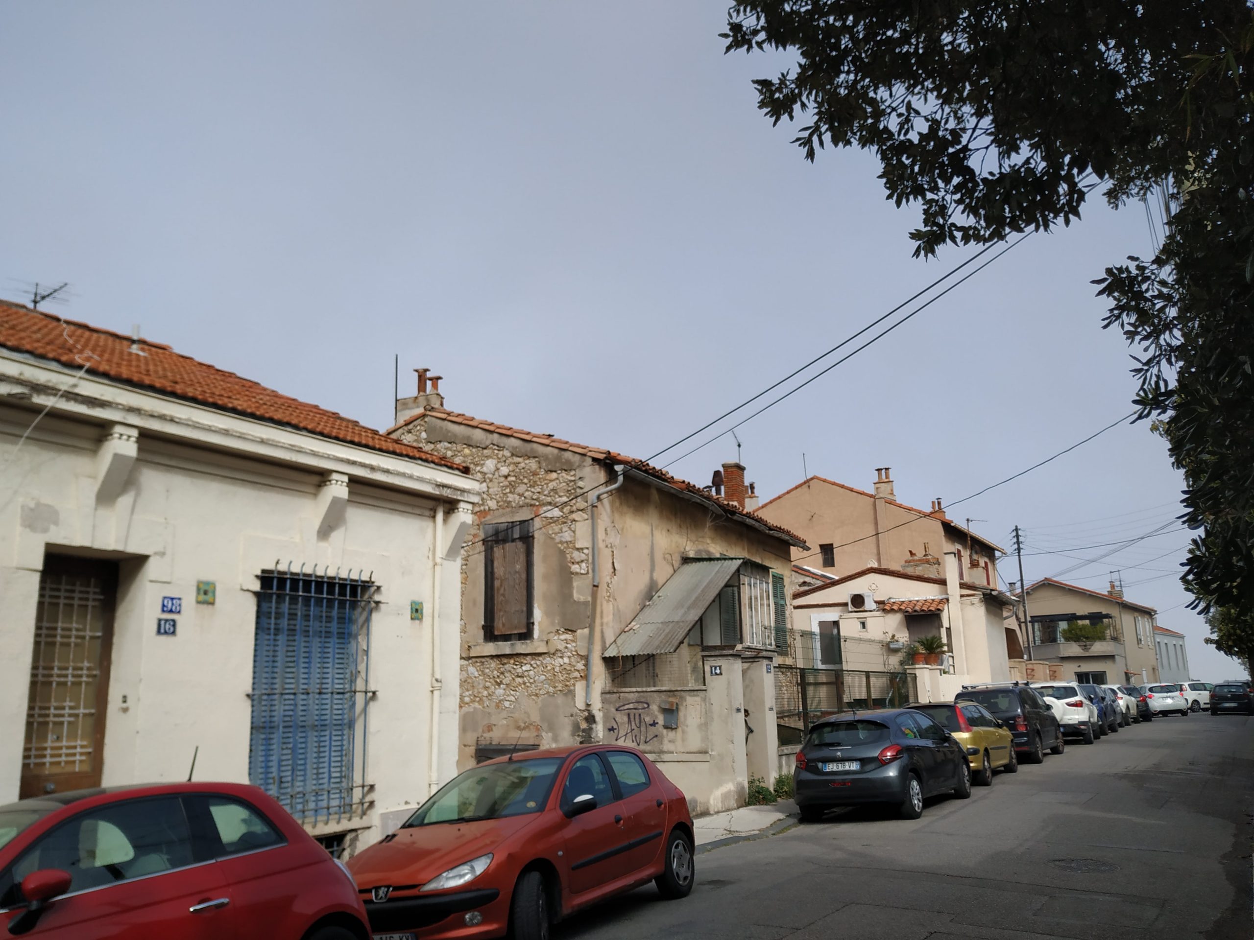 Bâtiment existant avant réhabilitation - rue Michel Gachet, Marseille
