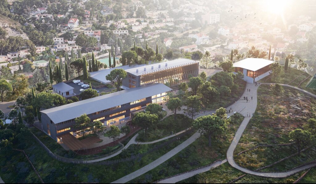 Vue aérienne - Ecole Saint André La Castellane