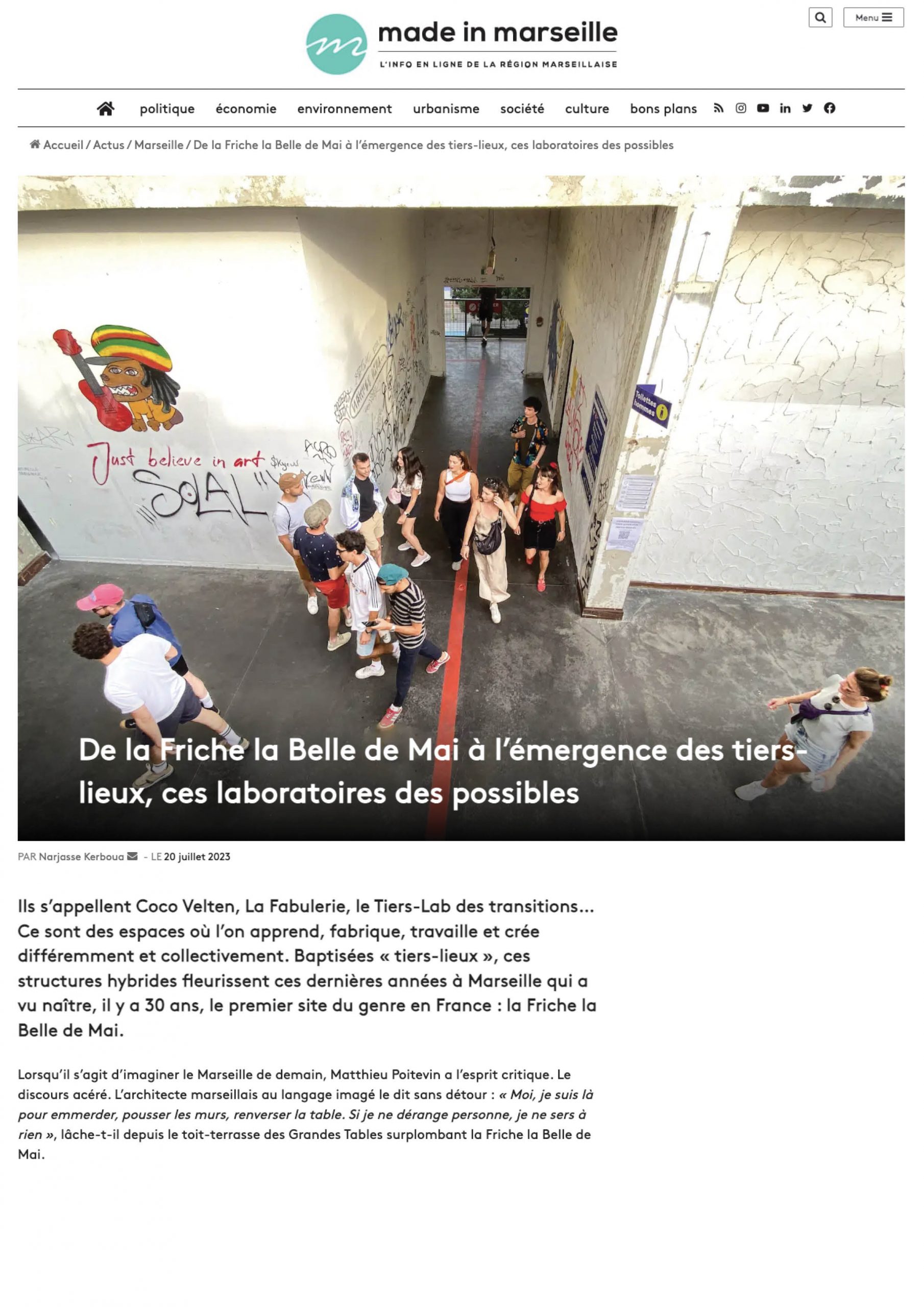 MADE IN MARSEILLE_20.07.23_De la Friche la Belle de Mai à l’émergence des tiers-lieux, ces laboratoires des possibles