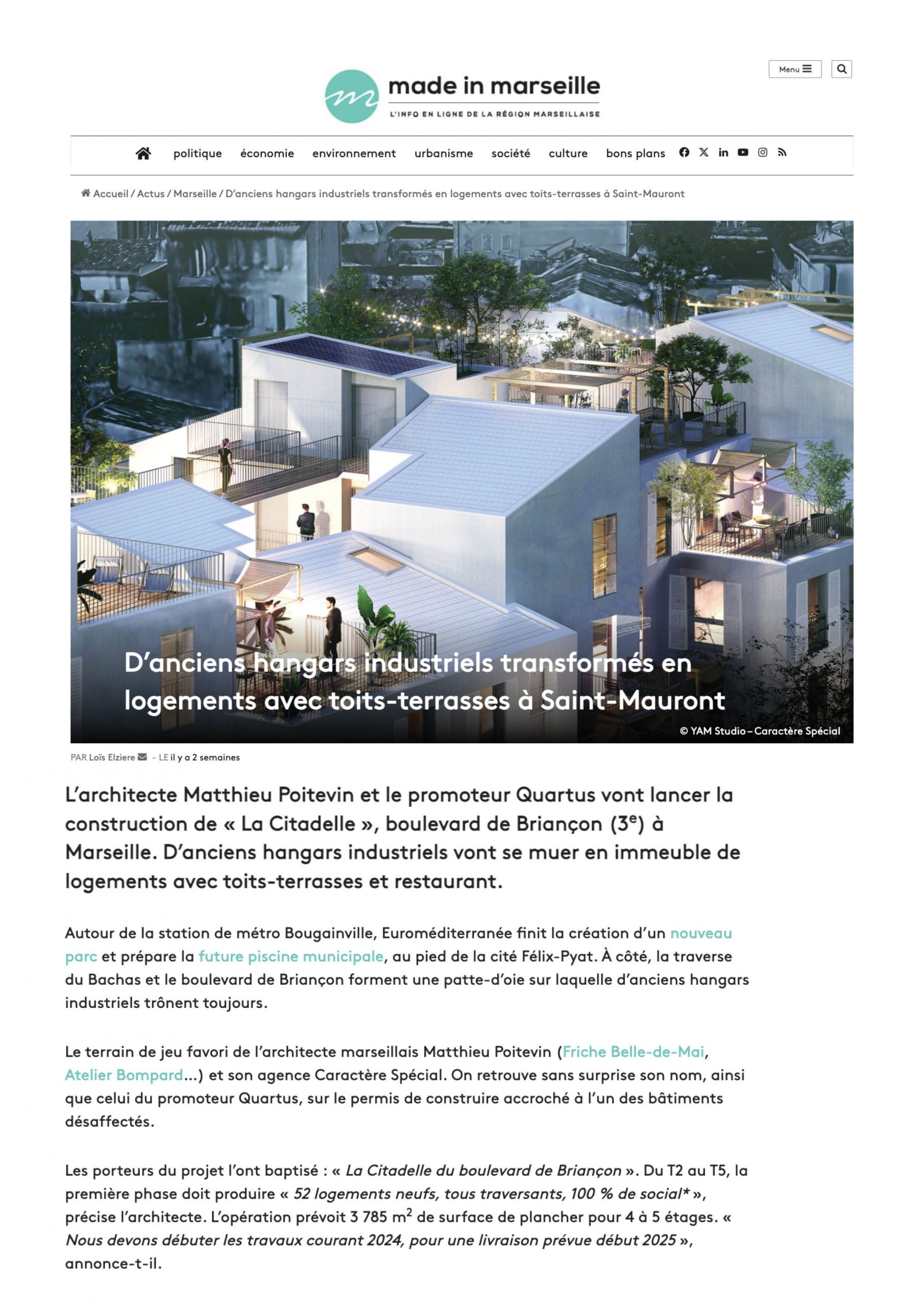 MADE IN MARSEILLE_26.01.23_D’anciens hangars industriels transformés en logements avec toits-terrasses à Saint-Mauront