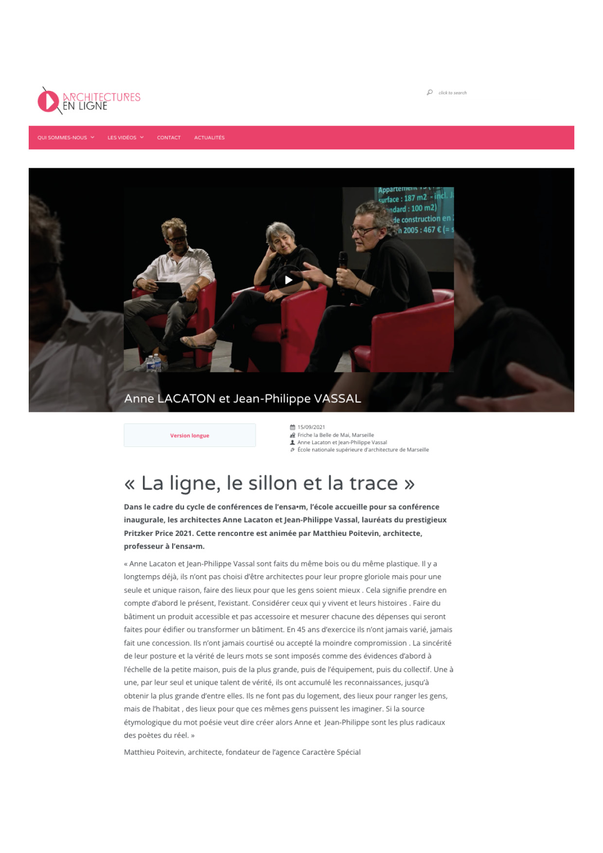 ARCHITECTURES EN LIGNE_15.09.21_La ligne, le sillon et la trace