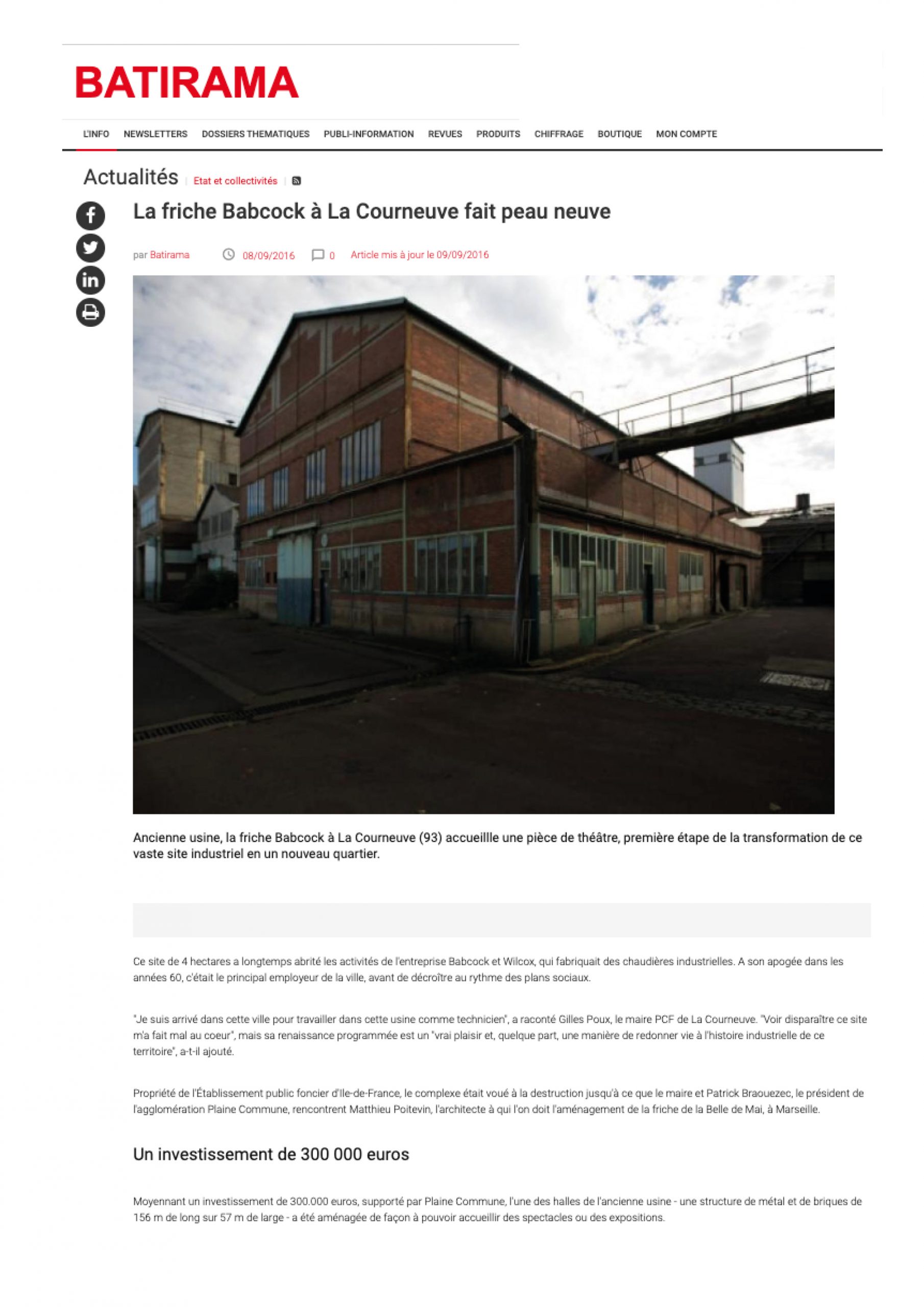 BATIRAMA_09.09.16_La friche Babcock à La Courneuve fait peau neuve