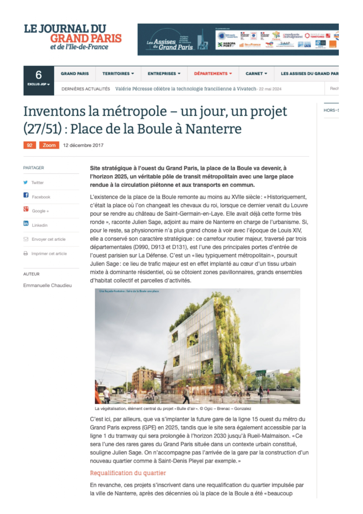 LE GRAND JOURNAL_12.12.11_Inventons la métropole – un jour, un projet (27/51) : Place de la Boule à Nanterre