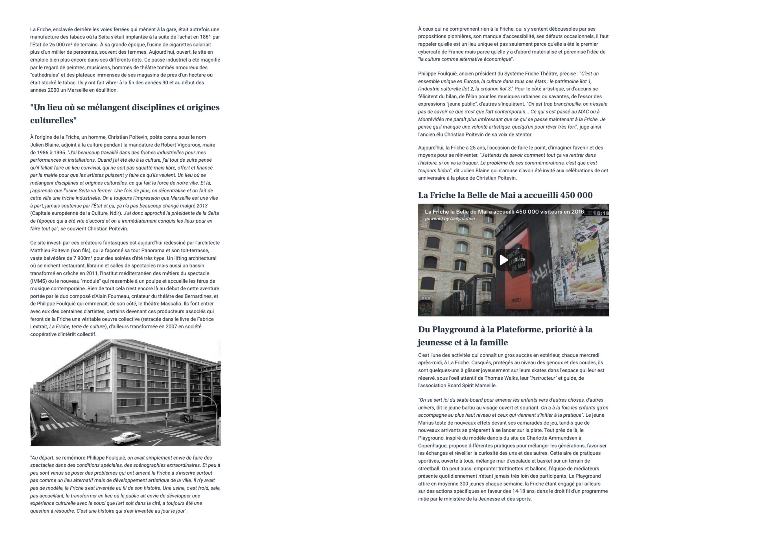 LA PROVENCE_09.12.17_Marseille : la Friche a 25 ans, l’âge de tous les possibles