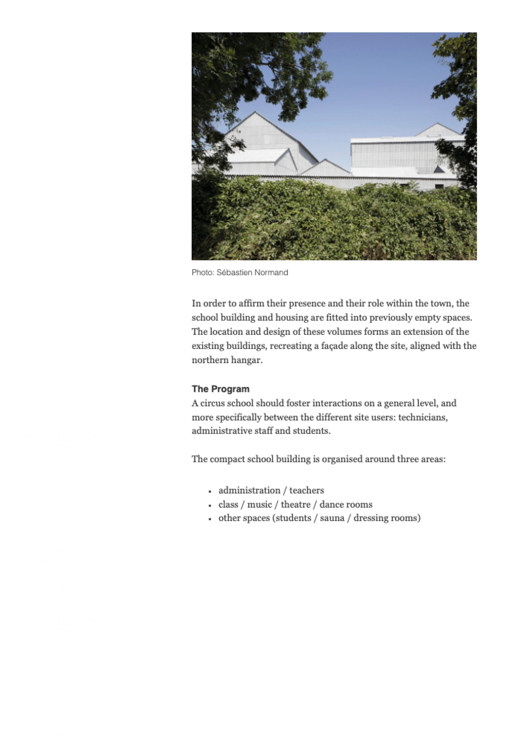 WORLS ARCHITECTS_03.11.15_CNAC – Centre National des Arts du Cirque