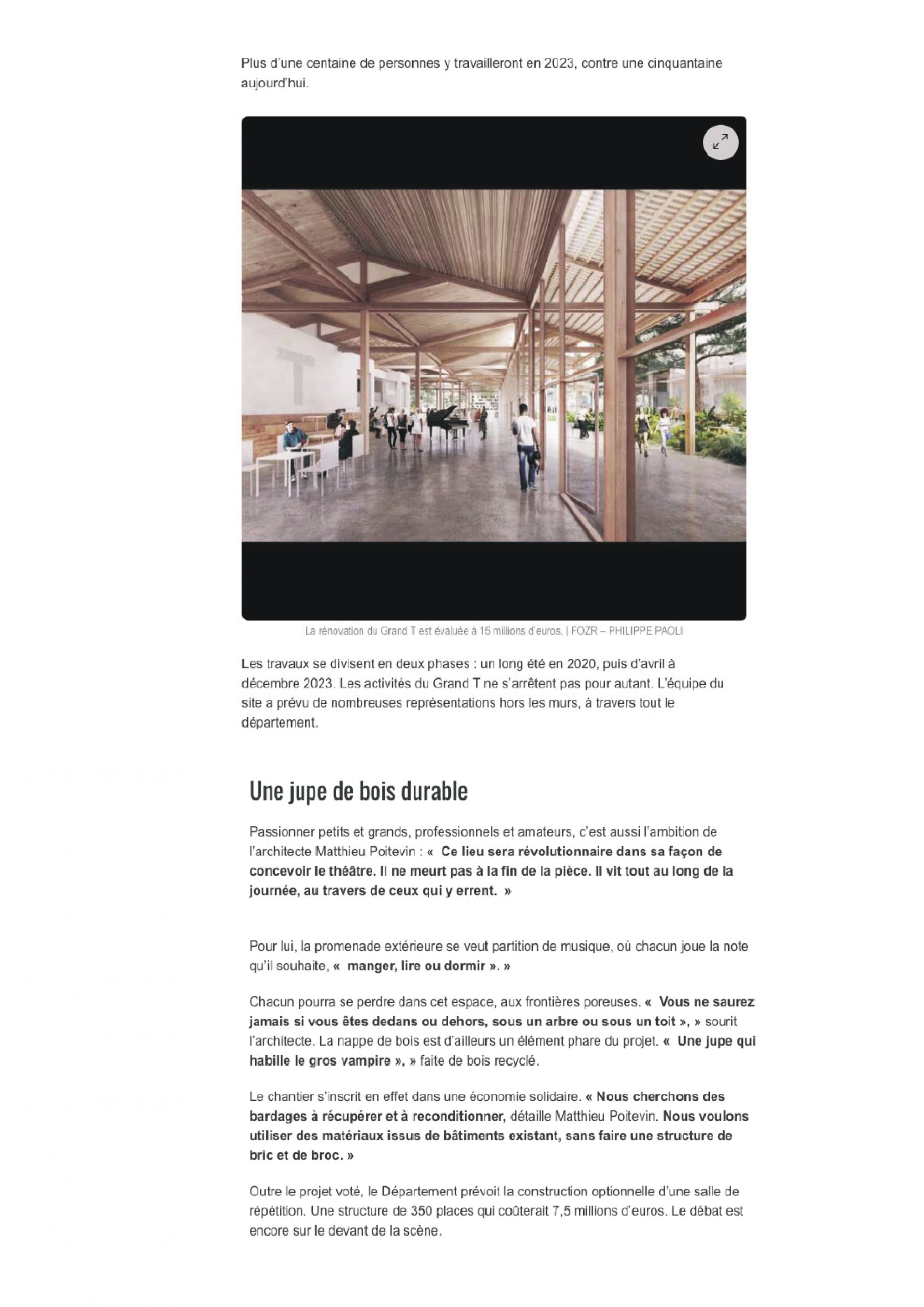 OUEST FRANCE_04.07.19_Loire-Atlantique. Le Grand T se rêve en « objet culturel non identifié »