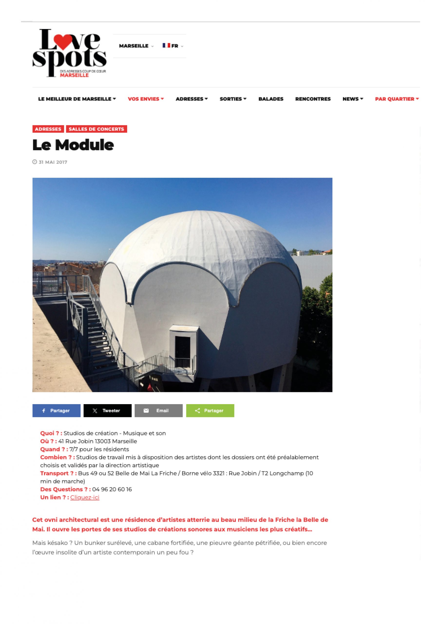 LOVE SPOTS_31.05.17_Le Module