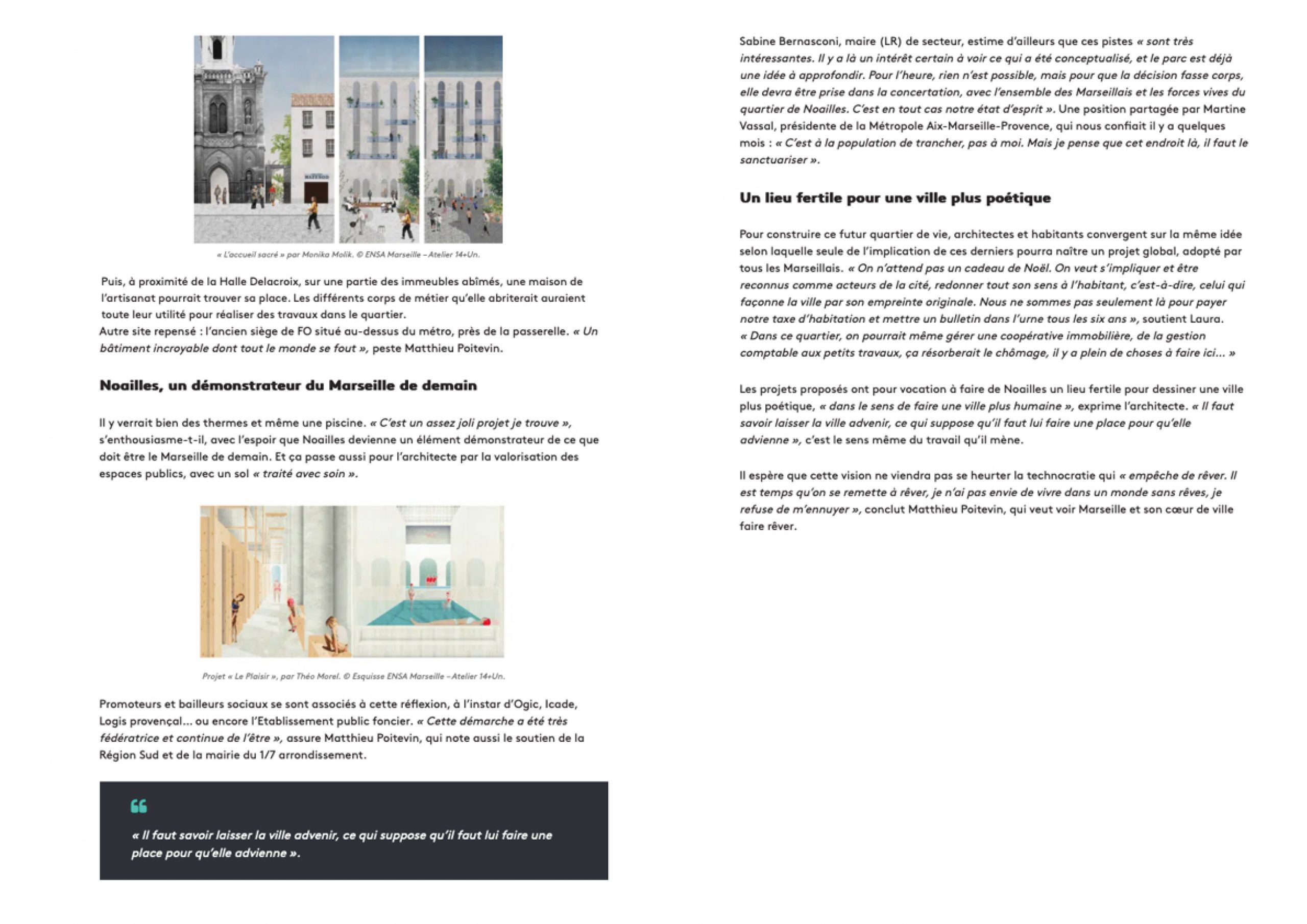 MADE IN MARSEILLE_05.11.19_Jardin, école, hôtel, thermes… L’avenir de Noailles se dessine après le drame rue d’Aubagne