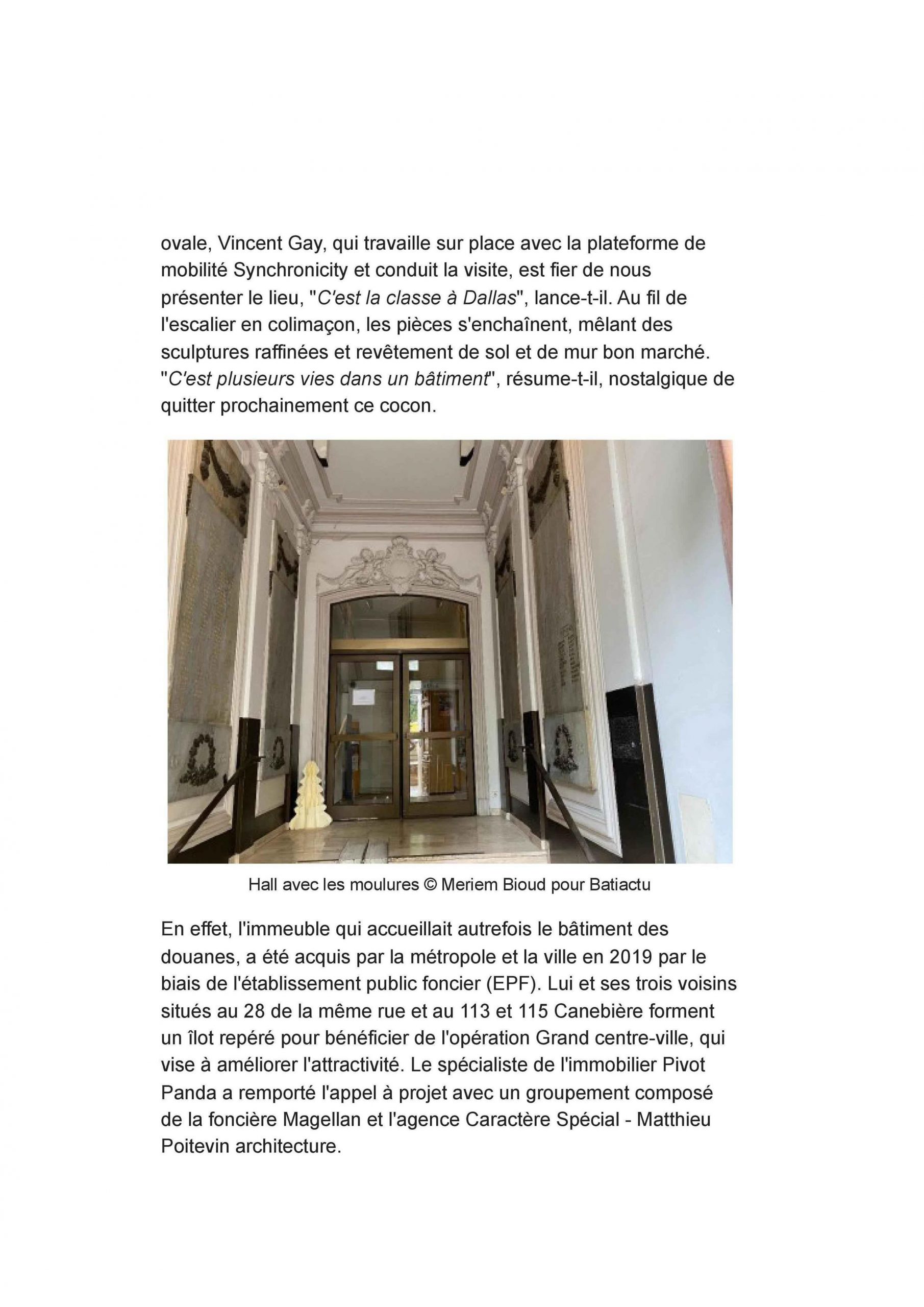 BATIACTU_06.06.24_À Marseille, un îlot dégradé de la Canebière transformé en temple de la culture urbaine