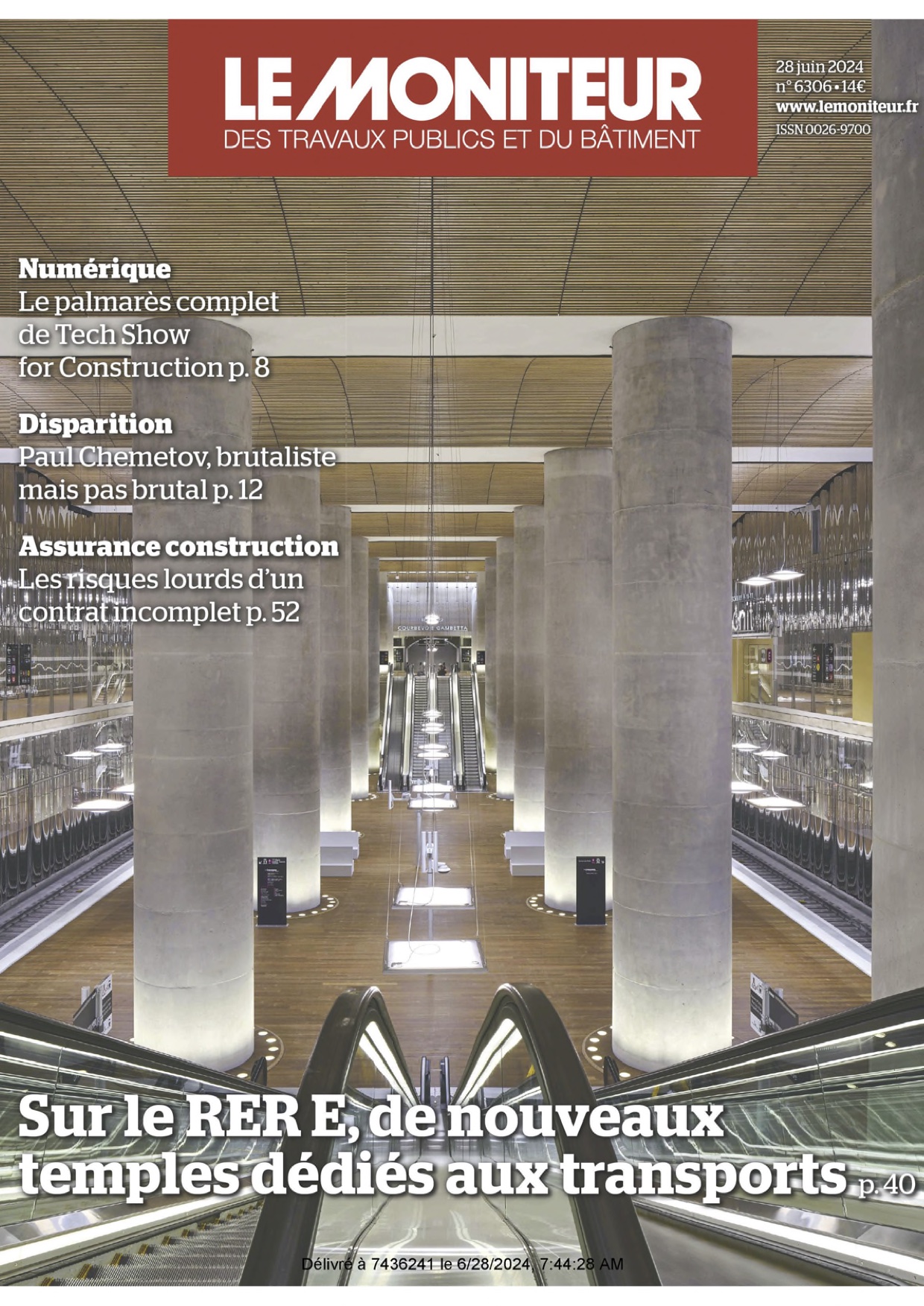 LE MONITEUR_28.06.24_Réhabilitation : Deuxième acte pour le Grand T