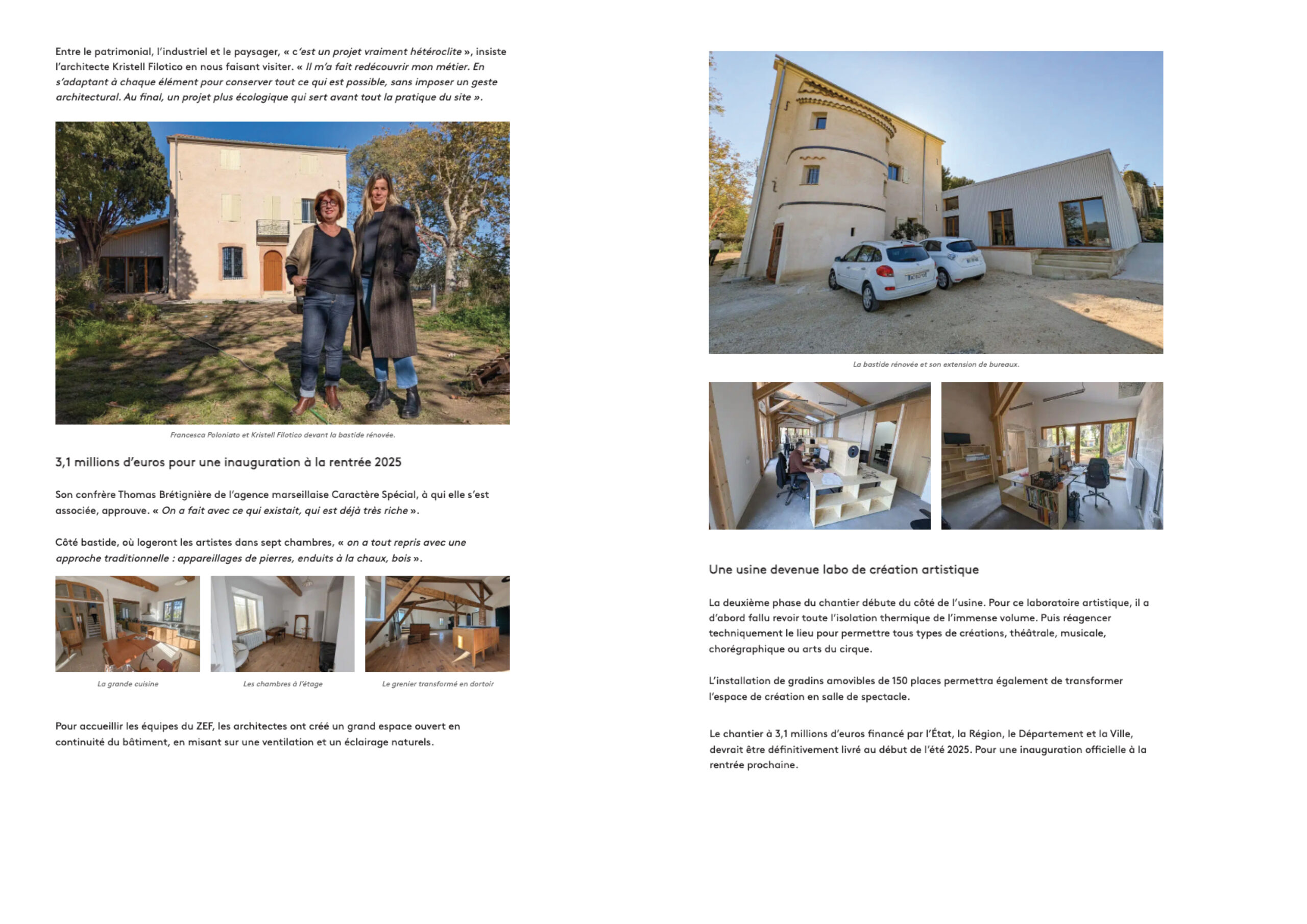 MADE IN MARSEILLE_18.11.2014_Dans une bastide entourée d’usines, un pôle artistique reprend vie dans les quartiers Nord