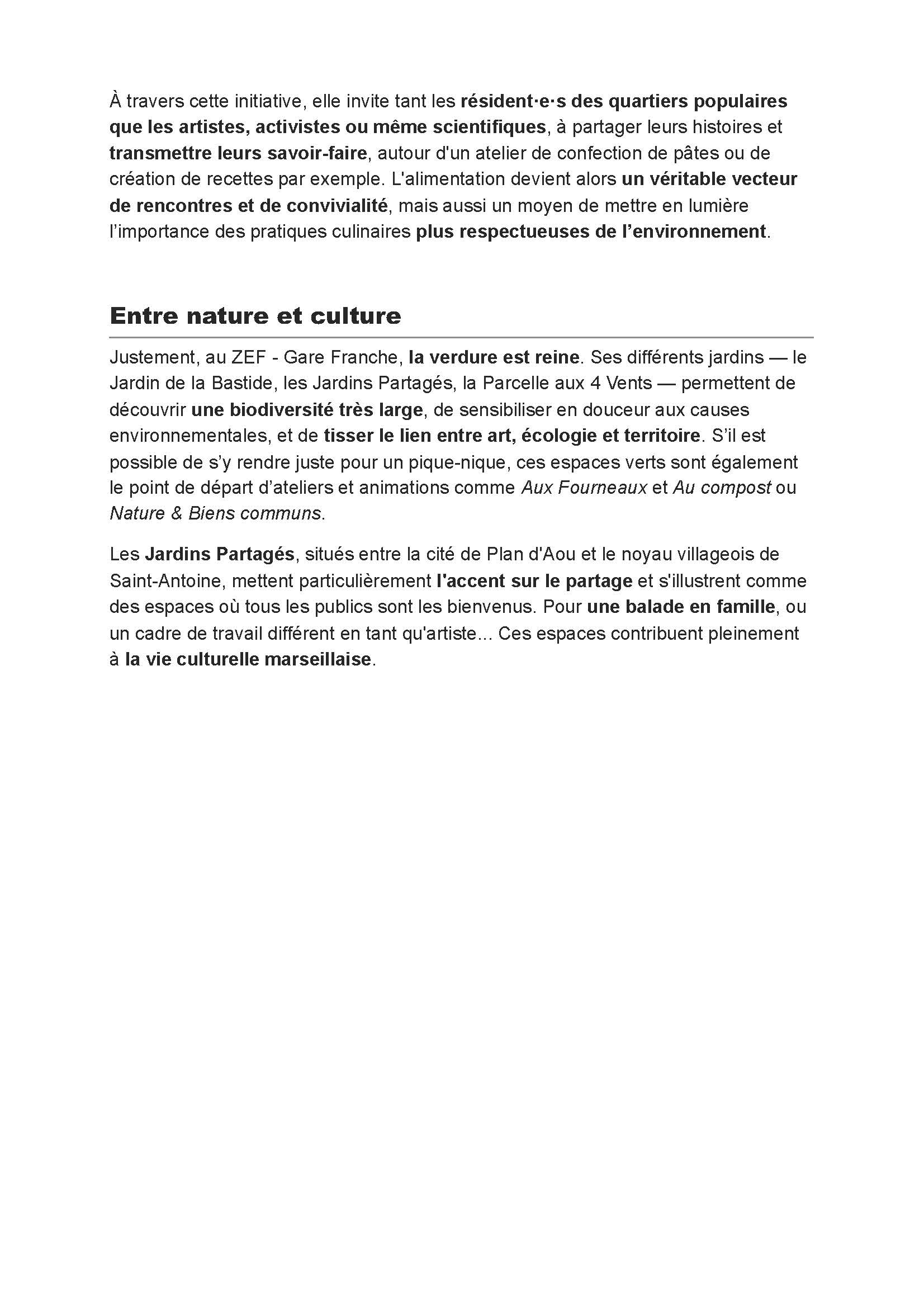 LE BONBON_14.10.2025_Ateliers, jardins, spectacles… LE ZEF-Gare Franche a rouvert ses portes à Marseille !