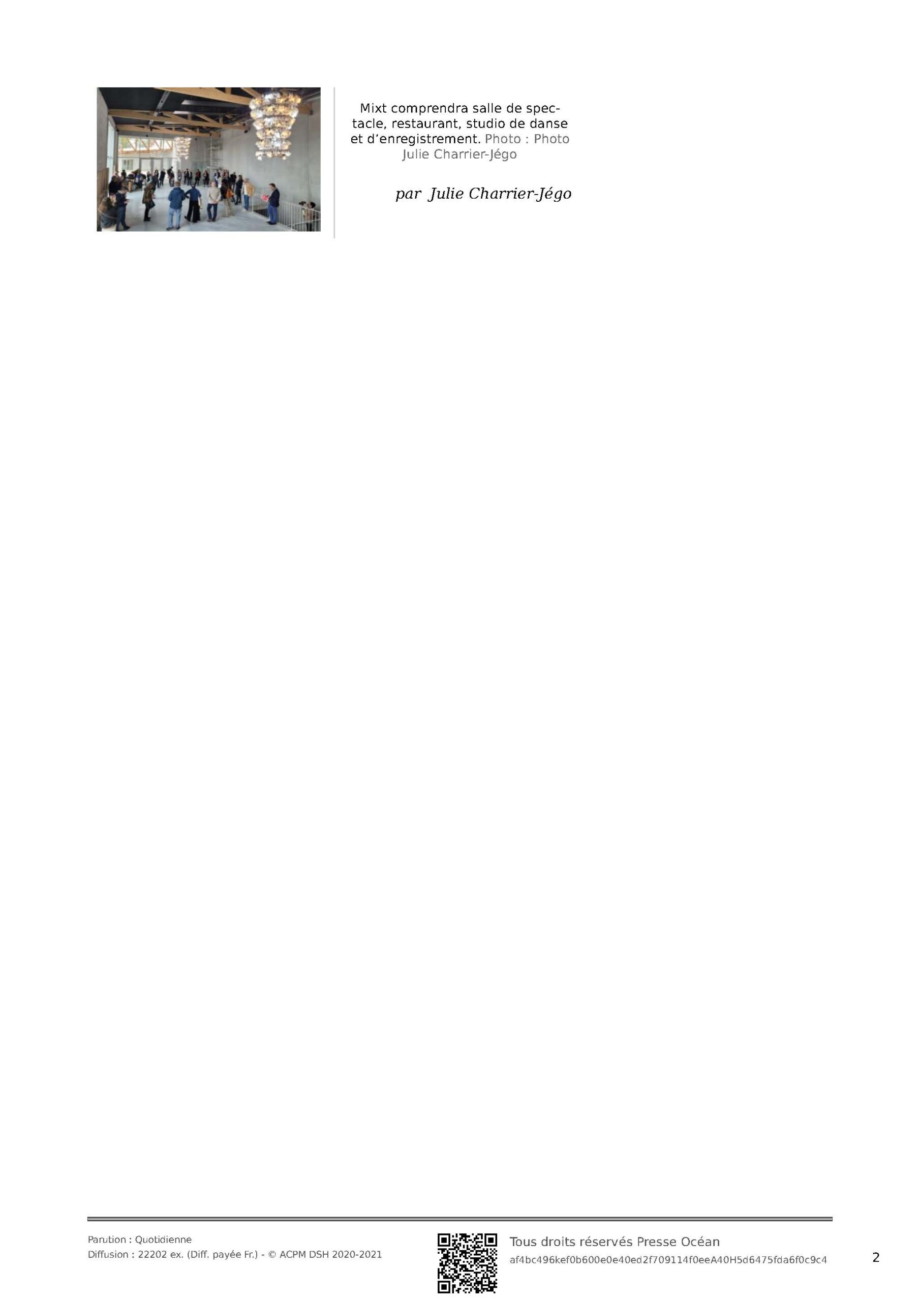 PRESSE OCEAN_06.10.2025_MIXT veut croiser les publics